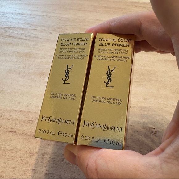 YSL Yves Saint Laurent Touche Eclat Blur Primer Universal Gel .33oz/10ml Set/2 - Picture 2 of 6